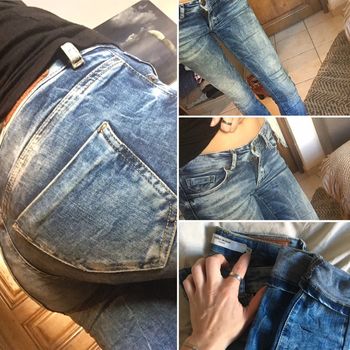 Jean skinny délavé