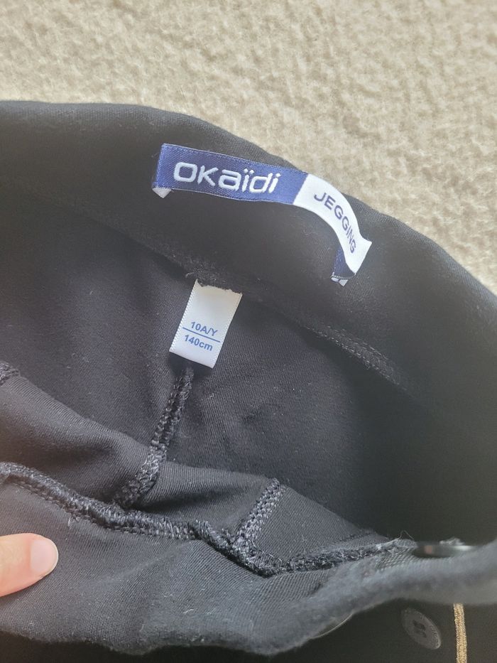 Jegging okaidi 10 ans 140 cm - photo numéro 3