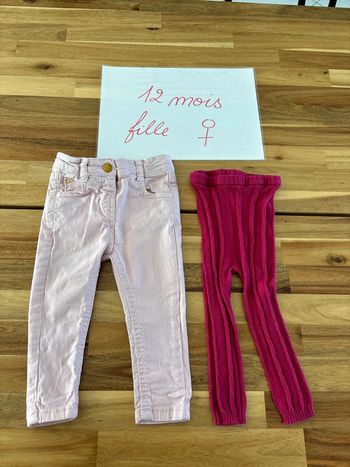 Jean slim et legging