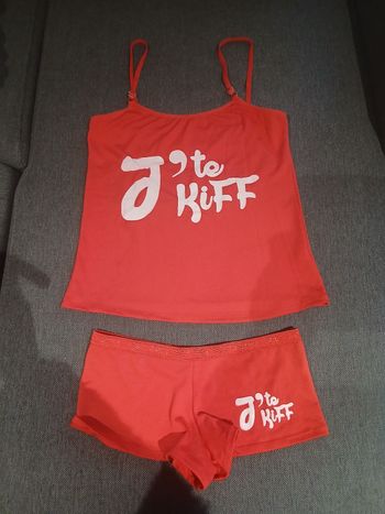 Ensemble rouge j’tekiff 38/40