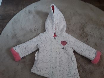 Gillet  fille coeur