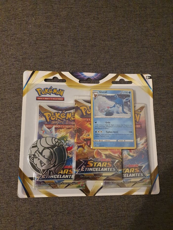 Tripack pokemon stars étincelantes givrali