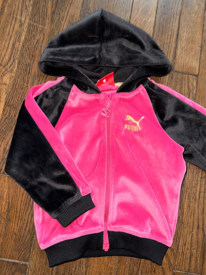 Gilet velour puma 9 mois - photo numéro 2