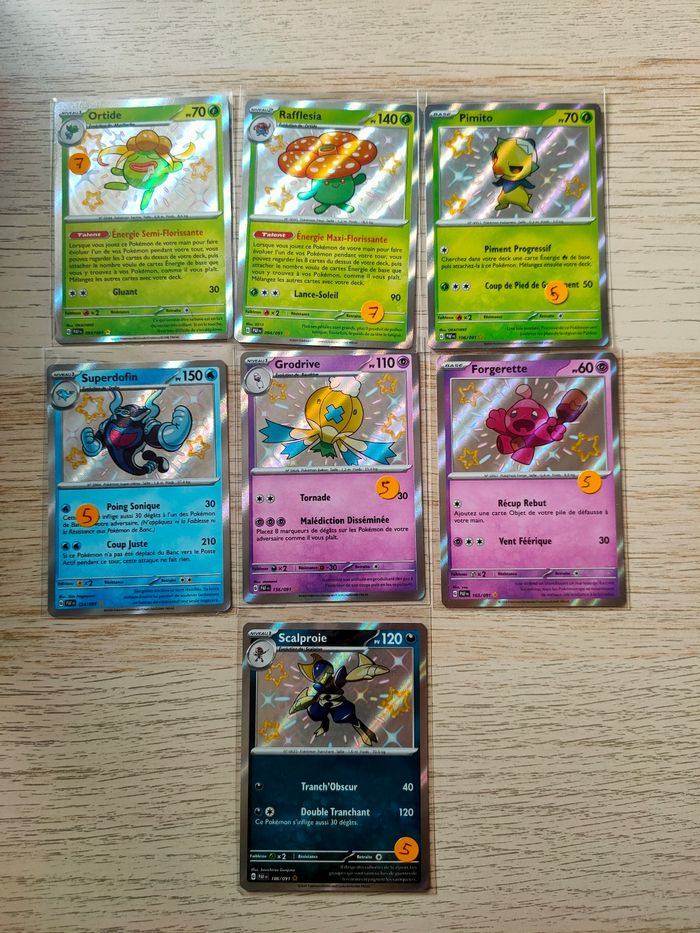 Shiny Destinées de Paldea -lot ou unité-