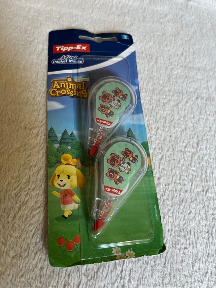 Lot 2 Tipp ex Animal Crossing Neuf - photo numéro 2