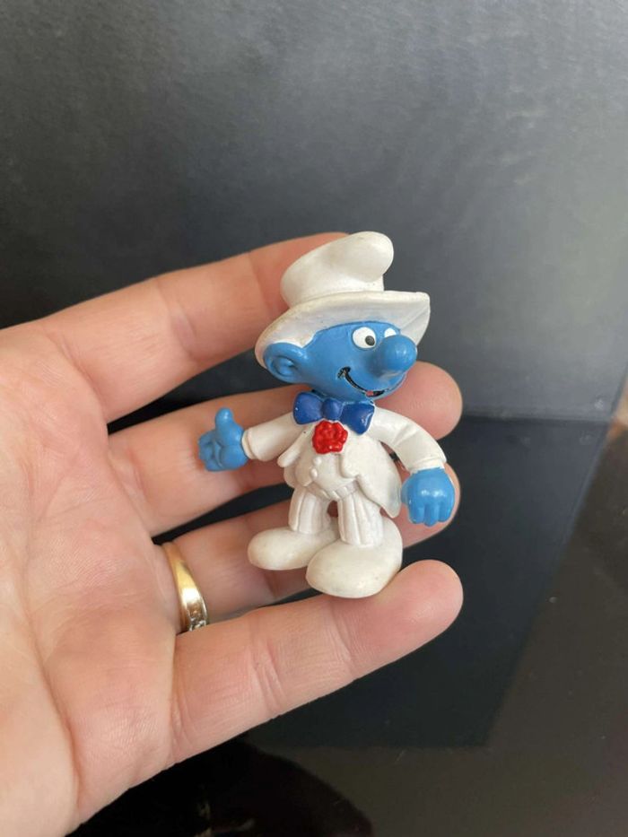 Figurine Vintage Schtroumpfs Marié Schleich 1991 - photo numéro 2