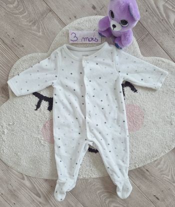 Pyjama chaud 1 pièce 3 mois