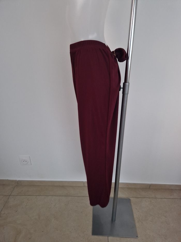 Pantalon couleur lie de vin, Daxon - photo numéro 5