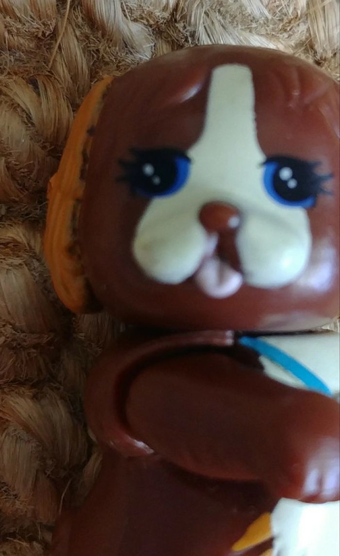 MTPA Littlest Pet Shop G1 Vintage petit chien issu du set du Care Center (1993)