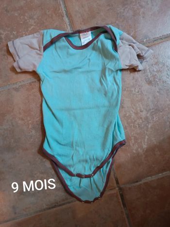 Body garçon 9 mois