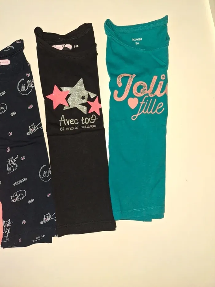 Lot de 5 t-shirt - photo numéro 2