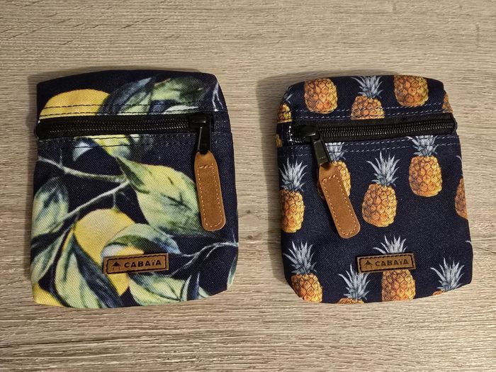 Lot pochettes latérales cabaïa