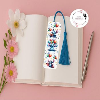 Anniversaire Stitch - Marque-page Acrylique