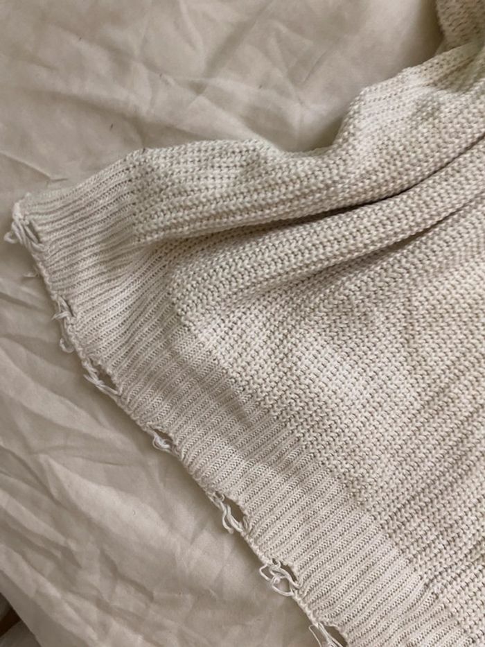 Cardigan blanc MM Studio – Fabriqué en Italie - photo numéro 3