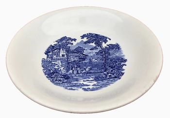 Assiette creuse  Faïence Lunéville France  K&G (Keller Guérin) Tradition 