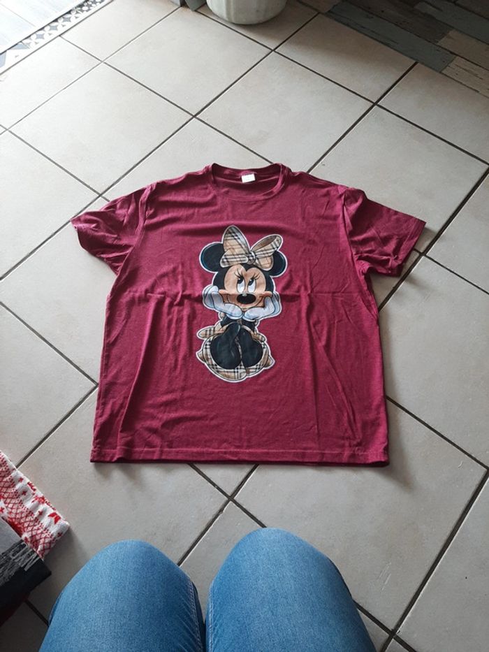 Tee shirt violet minnie