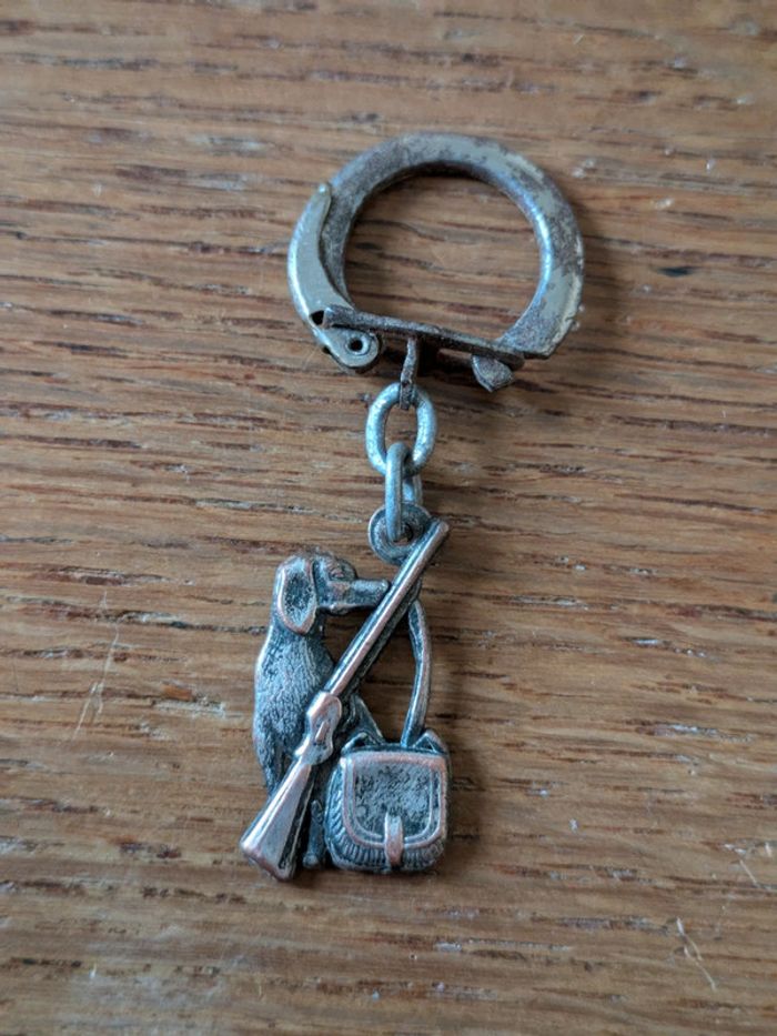 Porte-clés chien chasse chasseur