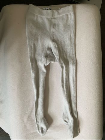 Collant blanc 9/12 mois