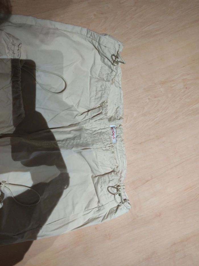 Pantalon beige parachute 10/12 ans jennyfer - photo numéro 2