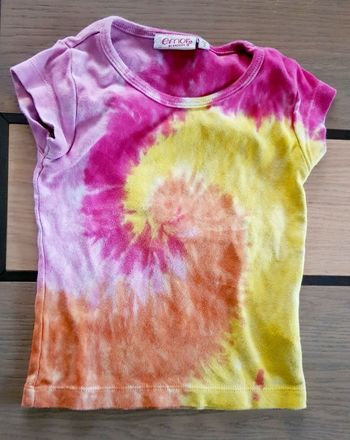 Tee shirt fille multicolore 3 ans