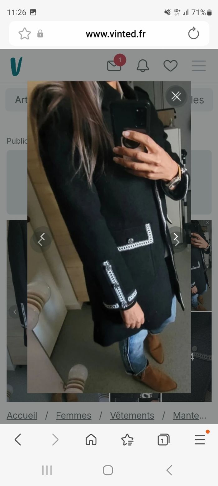 Manteau Maje taille 40 - photo numéro 5