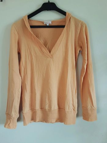 Sweat fin à capuche