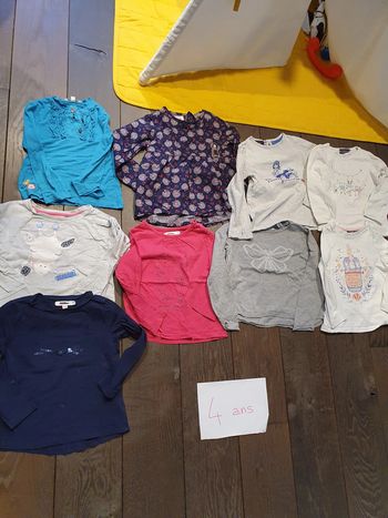Lot vêtements fille 4 ans