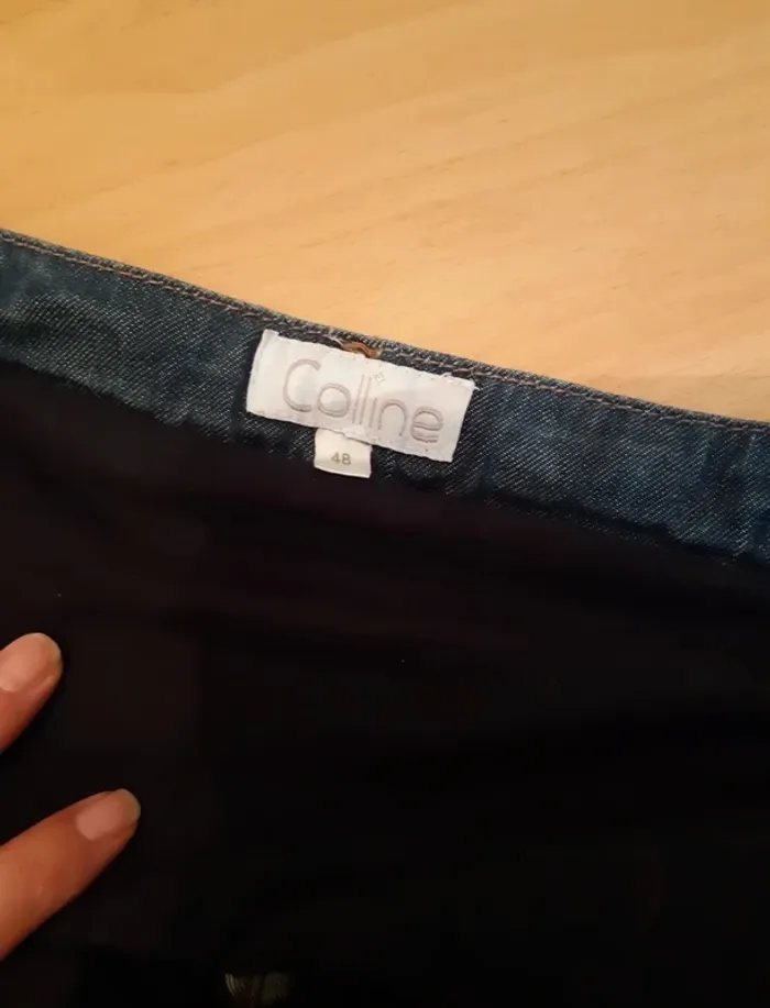 Jupe de grossesse en Jean Colline Taille XXL - 48 - photo numéro 5