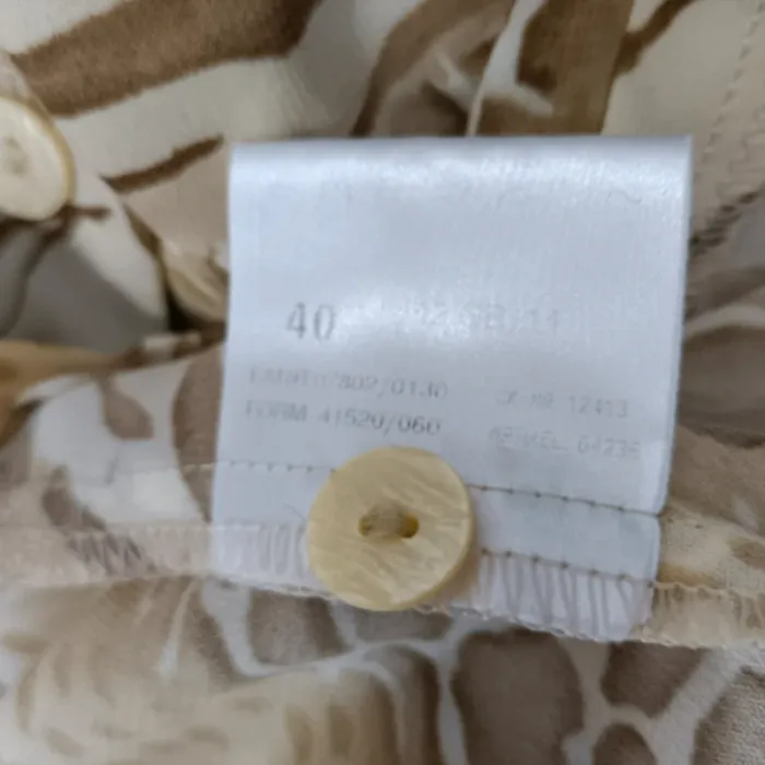 Chemise fluide imprimé animalier beige – Basler – Taille 40 A1169 - photo numéro 6