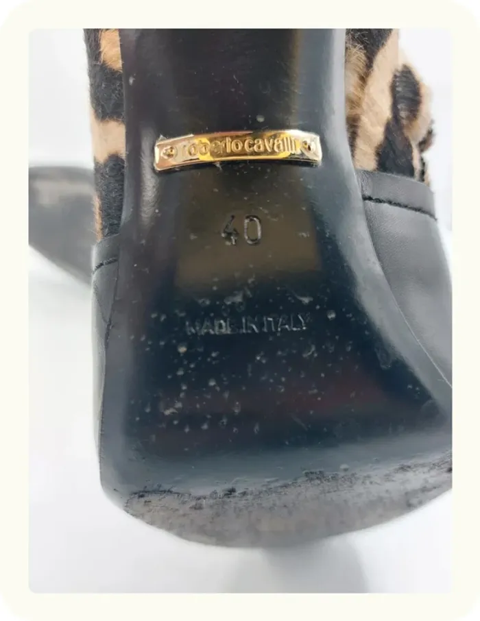 Bottines à talons femme Leopart Roberto Cavalli - photo numéro 8