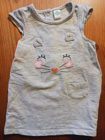 Robe fille - 9 mois - Tex Baby