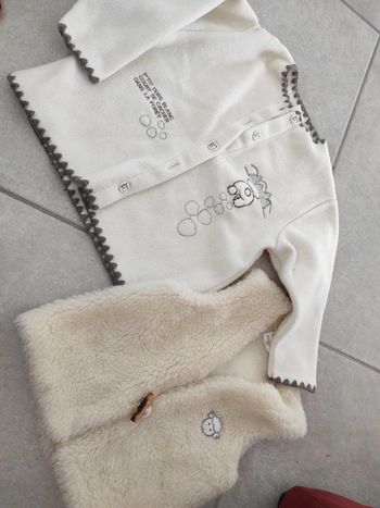 Lot vestes chaudes polaires 4 ans