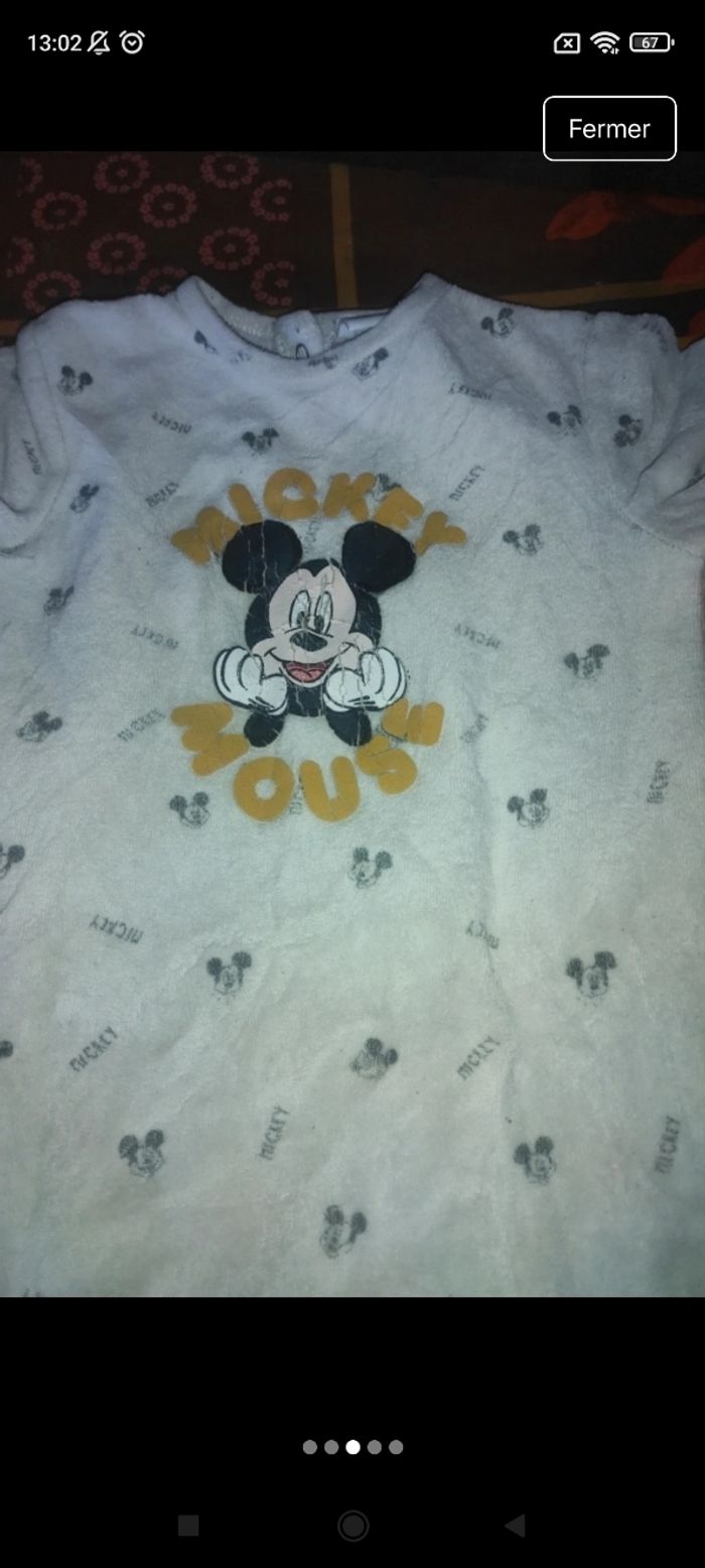 Pyjama bébé Mickey e40 - photo numéro 4