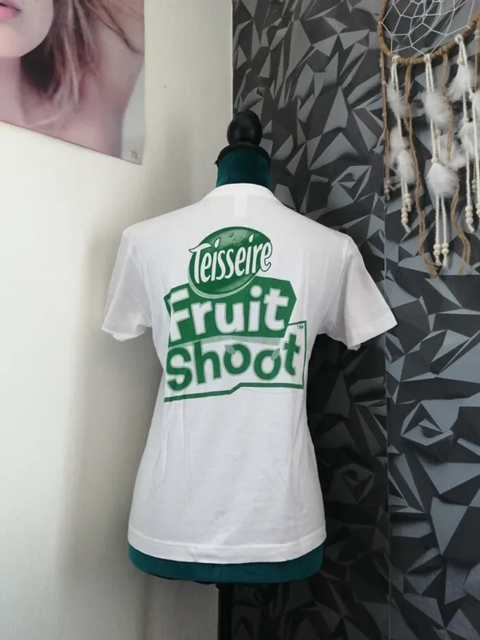 Tee-shirt blanc et vert fruit shoot, teisseire / regent kids / (12 ans) - photo numéro 2