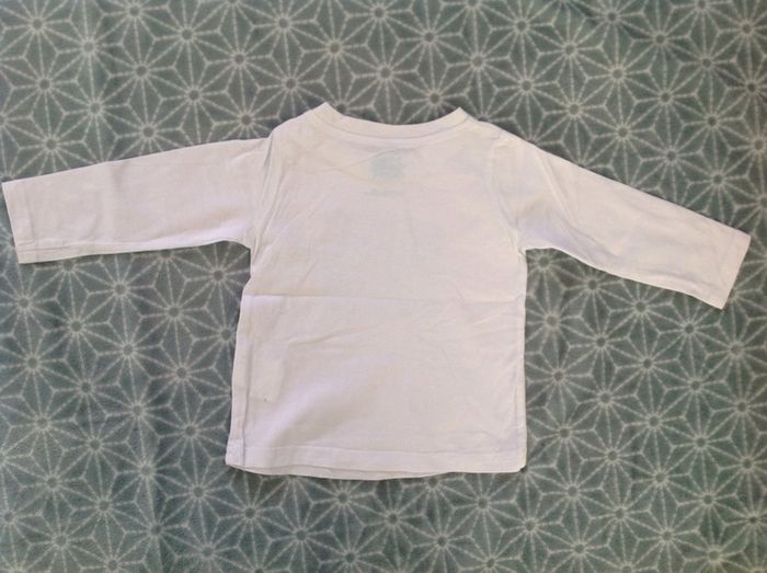 Tee-shirt blanc Tape à l'œil - 9 mois - photo numéro 4