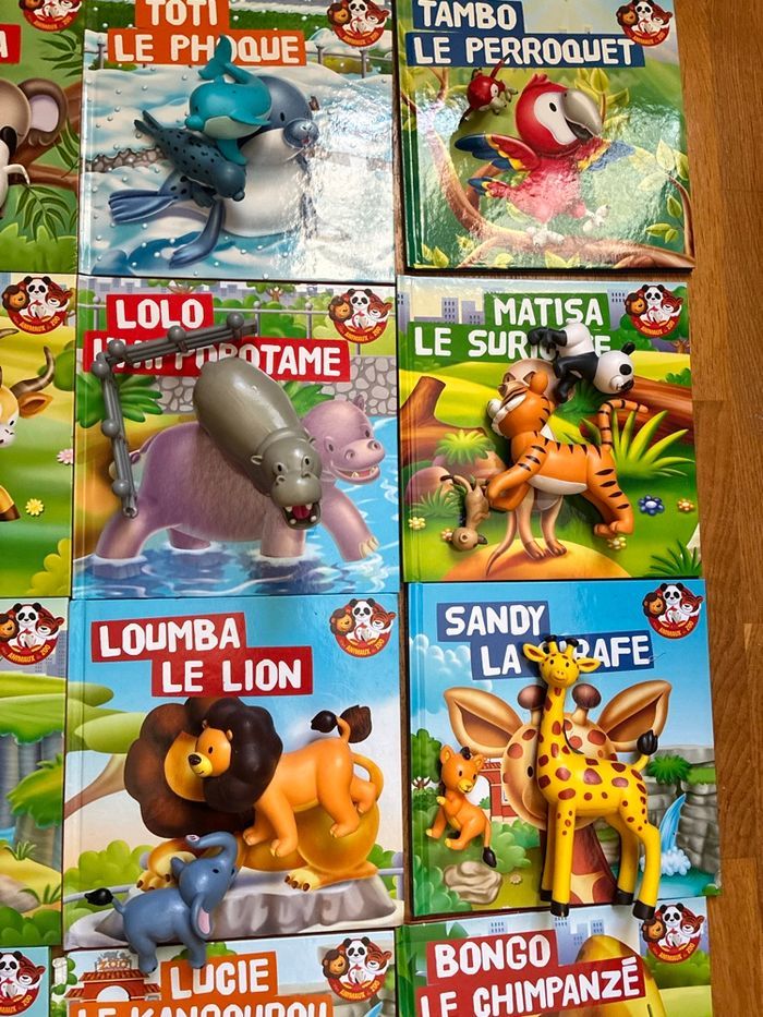 23 livres avec figurines collection mes animaux du zoo - photo numéro 6