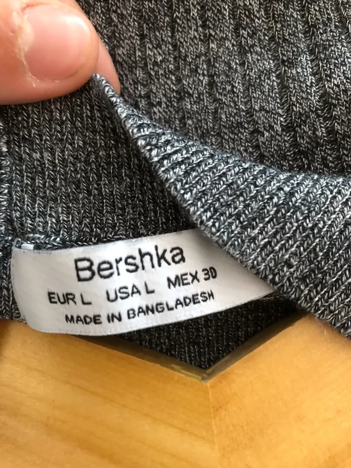 Top long, gris bershka - photo numéro 5
