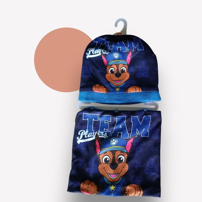 Ensemble bonnet + tour de cou – Pat’ Patrouille