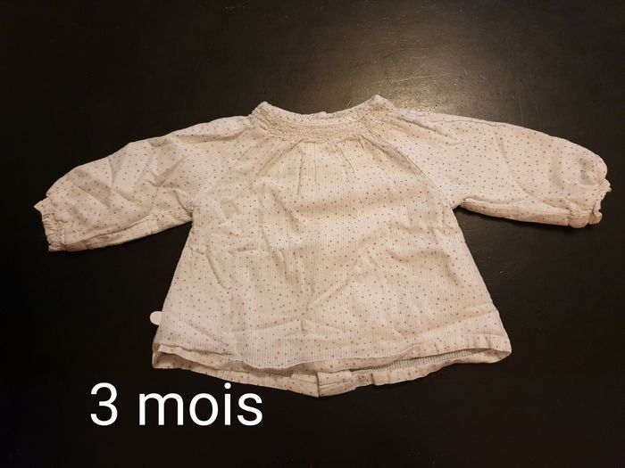 Blouse à pois