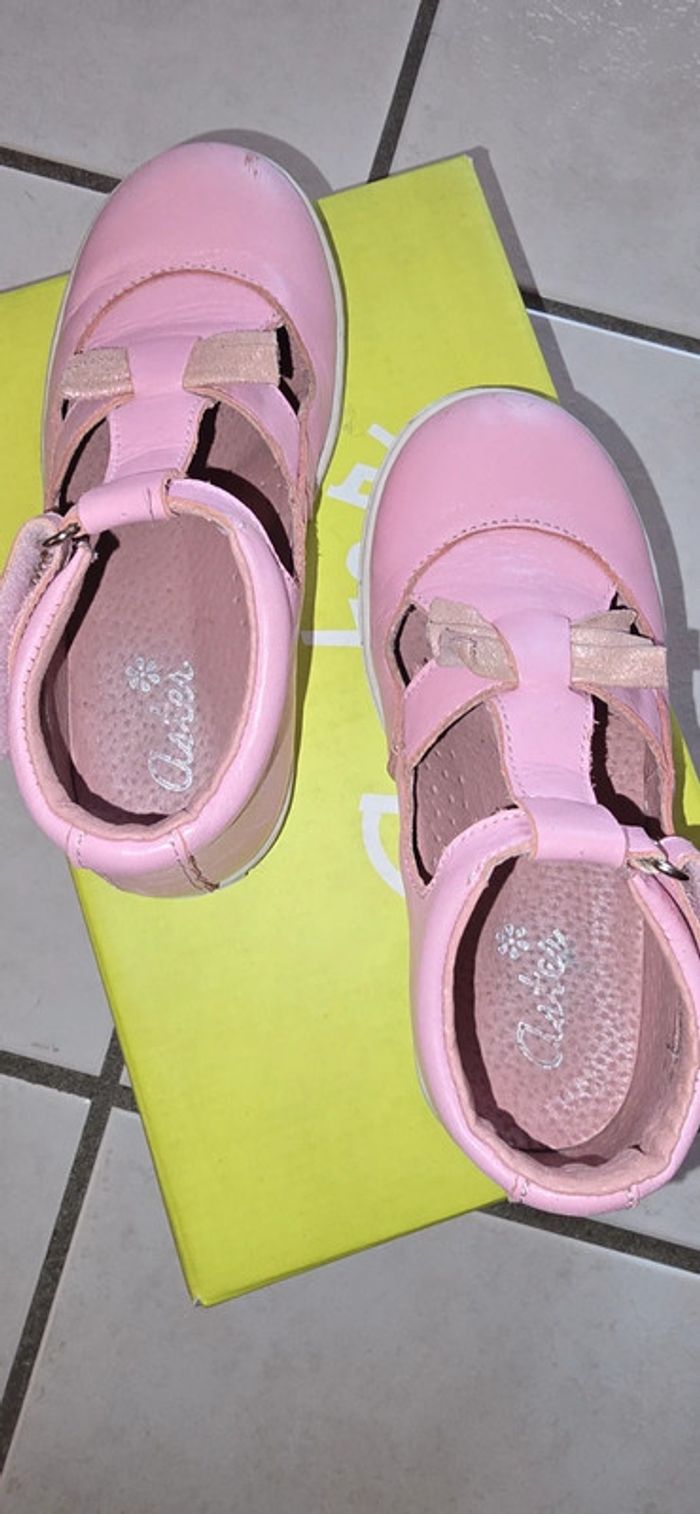 Aster en cuir, taille 26, rose - photo numéro 5