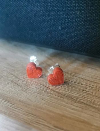 Boucles d'oreille cœur