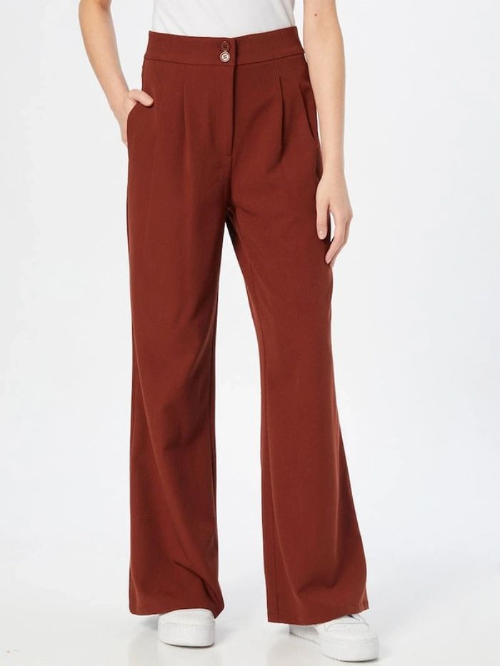 Pantalon à pince Loana couleur Rouille taille 44 - photo numéro 3