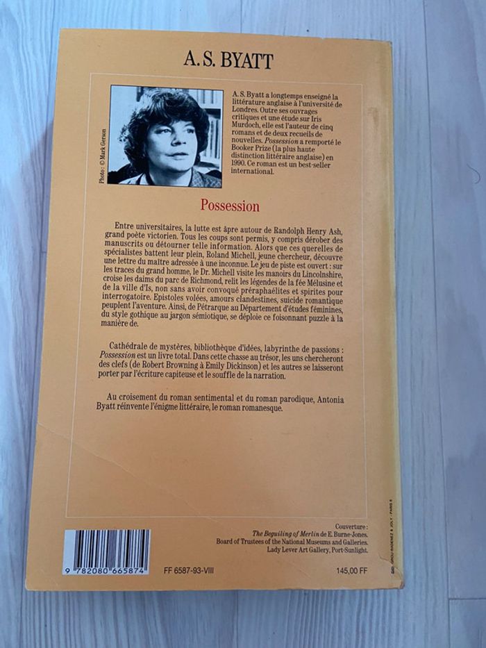 Possession - A.S Byatt - photo numéro 2