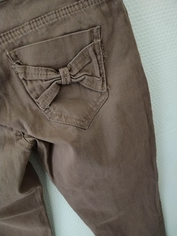 Pantalon slim beige - photo numéro 5