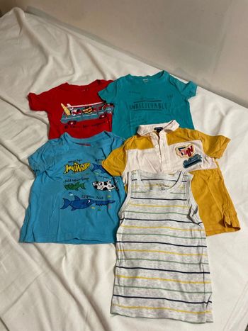 5 tee shirts
