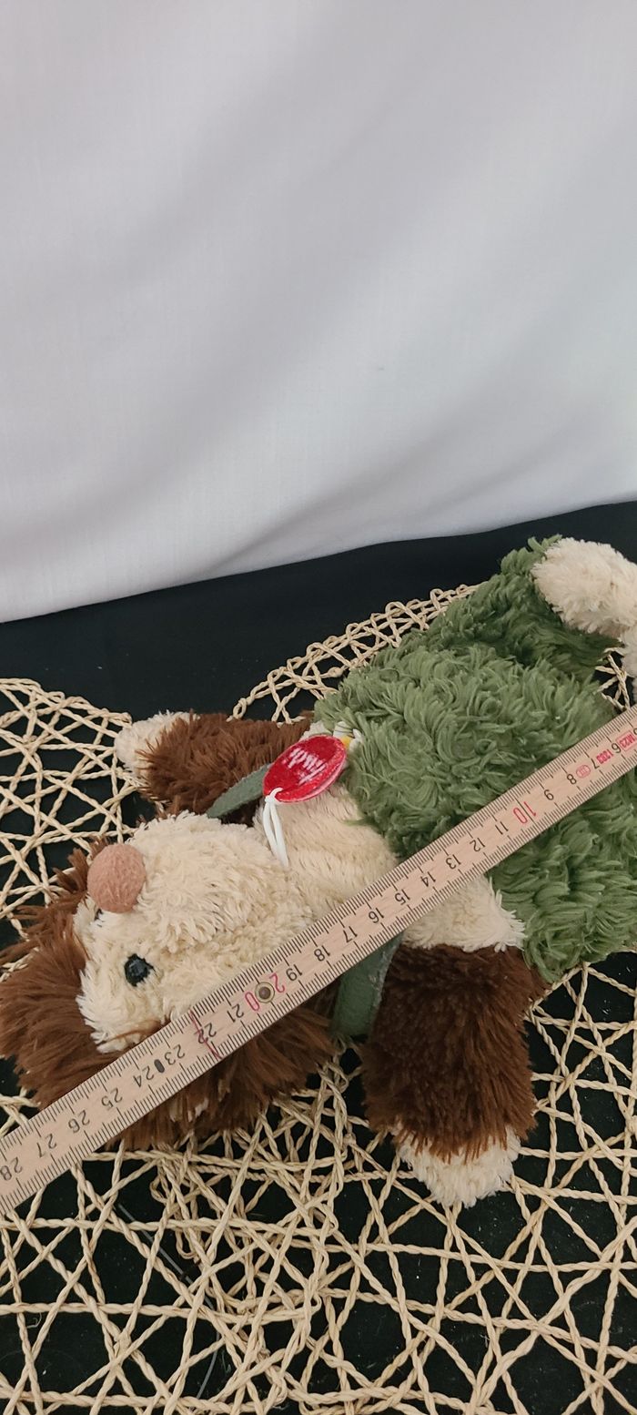 TRUDI ITALIE HÉRISSON HERBE SALOPETTE BONNET PELUCHE - photo numéro 3