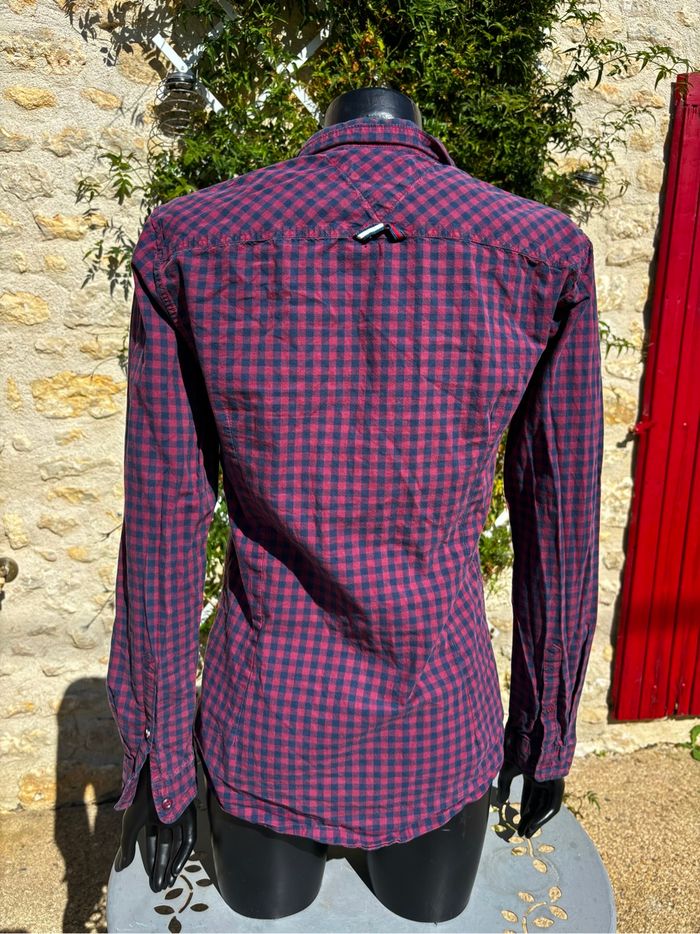 Chemise Tommy Hilfiger Slim Fit à carreaux - Taille S - photo numéro 7