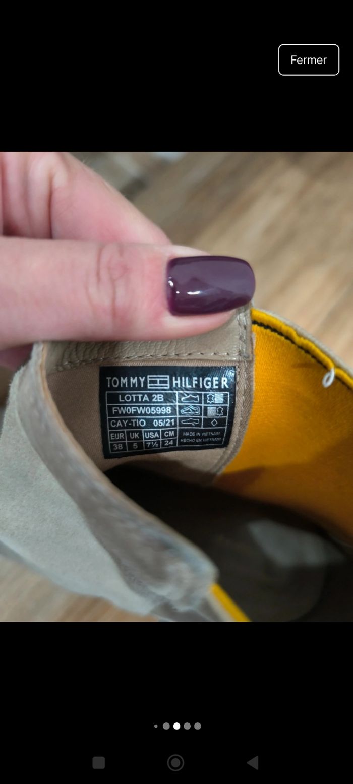 Bottines Tommy Hilfiger - photo numéro 4
