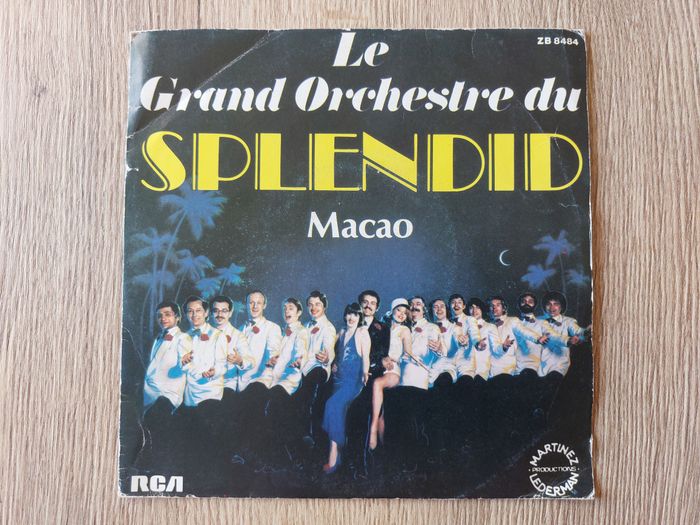 Disque vinyle 45 tours Le Grand Orchestre du Splendid Macao