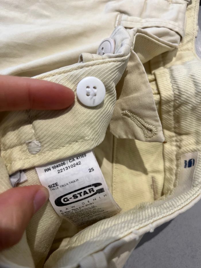Pantalon gstar jaune - photo numéro 6